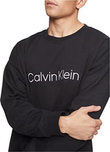 Calvin Klein Mens Relaxed Fit Logo Terry Crewneck Sweatshirt