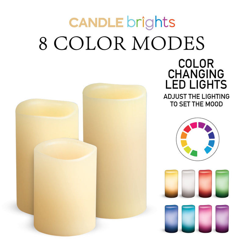 Bell + Howell Candle Brights Flameless Candles - 3 Pack