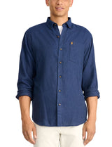 IZOD Mens Stratton Solid Long Sleeve Button Down Shirt