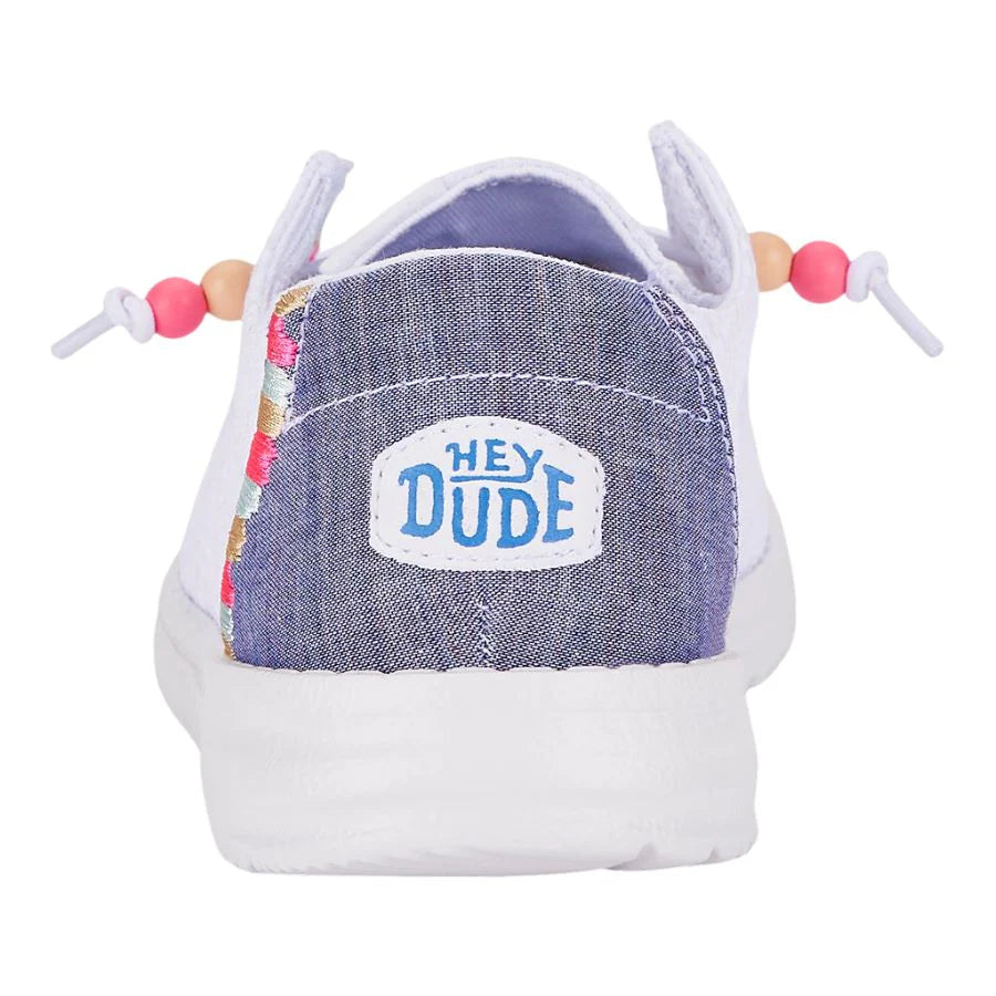 Hey Dude Womens Wendy Boho Crochet Slip-On Shoes