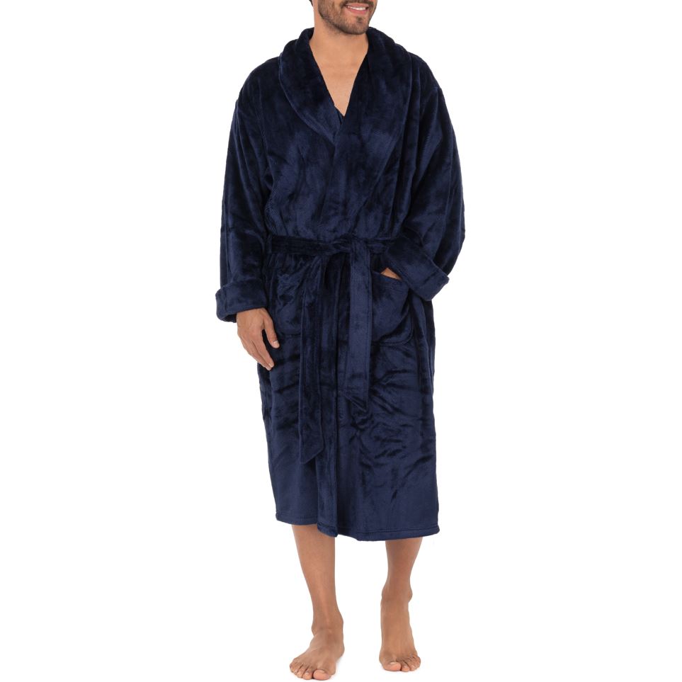 Comfert Fream Robe IZOD Mens Twill Stripe Comfort Soft Robe – ShopCGX