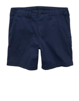 American Eagle Mens AE 7" Flex Khaki Shorts