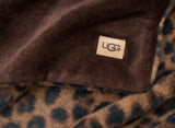 UGG Everett Throw Blanket - Black Leopard