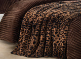 UGG Everett Throw Blanket - Black Leopard