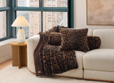 UGG Everett Throw Blanket - Black Leopard