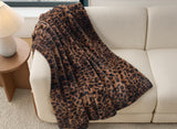 UGG Everett Throw Blanket - Black Leopard