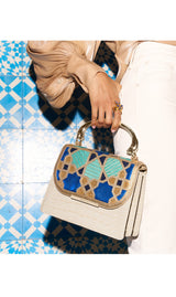 BRAHMIN Small Hallie Satchel Handbag