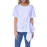 Nautica Womens Solid V-Neck Short Sleeve T-Shirt