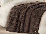 UGG Harland Throw Blanket - Burnt Cedar
