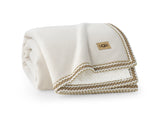 UGG Kirkwood UGGBraid Throw Blanket - Mustard Seed