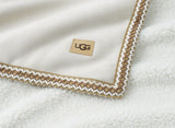 UGG Kirkwood UGGBraid Throw Blanket - Mustard Seed