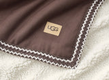 UGG Kirkwood UGGBraid Throw Blanket - Burnt Cedar