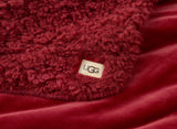 UGG Shira Textured Throw Blanket - Coffee Berry