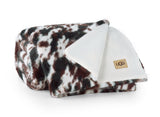 UGG Everett Throw Blanket - Burnt Cedar Cow