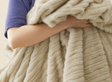 UGG Jennis Throw Blanket - Mustard Seed Tipped W/ Snow