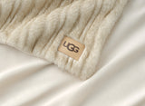 UGG Jennis Throw Blanket - Mustard Seed Tipped W/ Snow