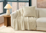 UGG Jennis Throw Blanket - Mustard Seed Tipped W/ Snow