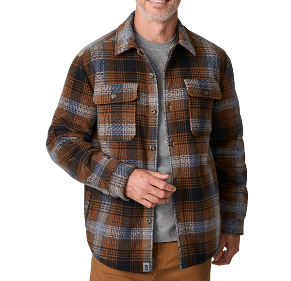 Free Country Mens Chill Out Fleece Shirt Jacket