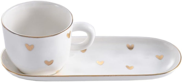 Pampa Bay Heart to Heart Espresso Cup and Saucer