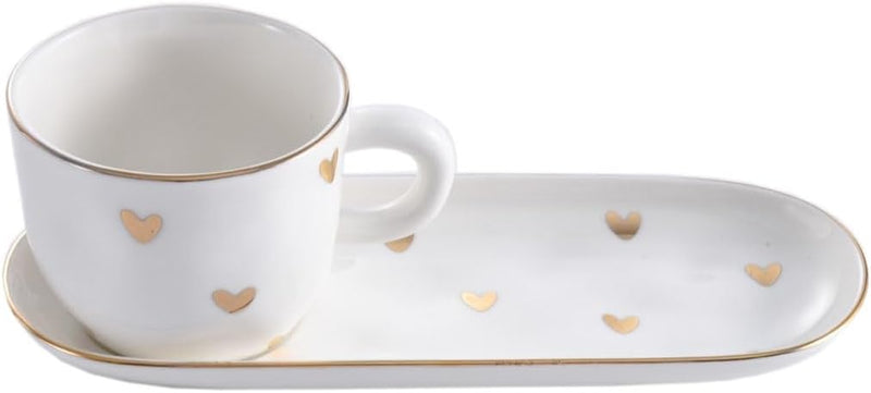 Pampa Bay Heart to Heart Espresso Cup and Saucer