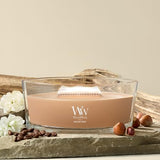 Woodwick Hazelnut Roast Ellipse Candle - 16 oz.