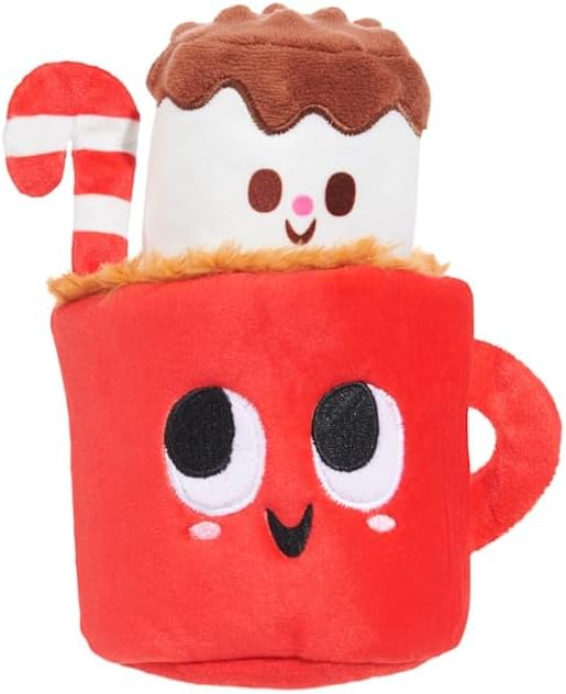 BARK Marshal & Coco Cocoa Mug Marshmallow Plush Dog Toy - Small/Medium