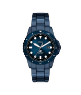 Fossil Fossil Blue Dive Three-Hand Navy Stainless Steel Watch