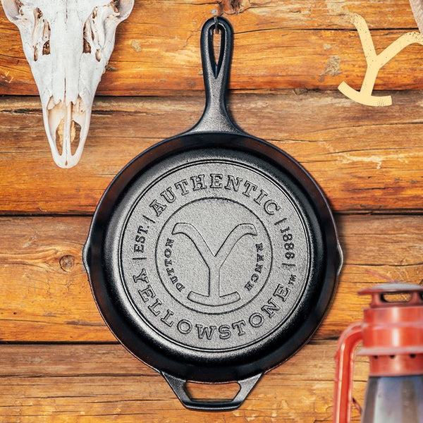 Lodge Yellowstone Cast Iron Authentic Y Skillet - 10.25 in