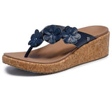 Skechers Arch Fit Beverlee Rare Blossom Wedge Sandals