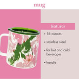 Kate Spade Hidden Garden Stainless Steel Coffee Mug