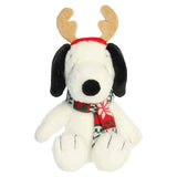 Aurora Festive Peanuts Reindeer Snoopy Plush Toy