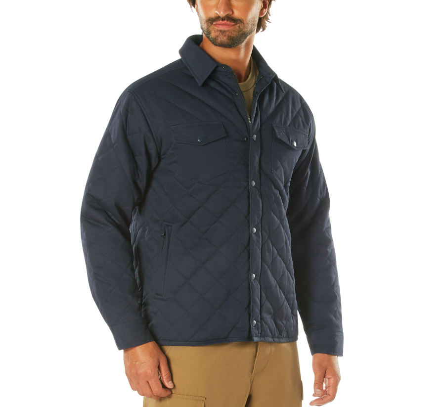 Rothco Mens Diamond Quilted Cotton Jacket - Size 2XL