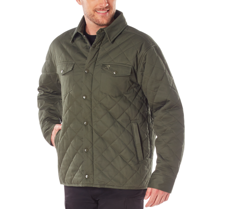 Rothco Mens Diamond Quilted Cotton Jacket - Size 2XL – ShopCGX Rothco Mens Diamond Quilted Cotton Jacket - Size 2XL – ShopCGX