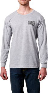 5.11 Mens Sticks USA Flag Long Sleeve T- Shirt