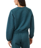 Marine Layer Womens Corbet Quilted Crewneck Sweater