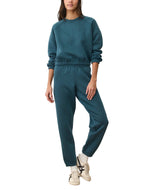 Marine Layer Womens Corbet Quilted Crewneck Sweater