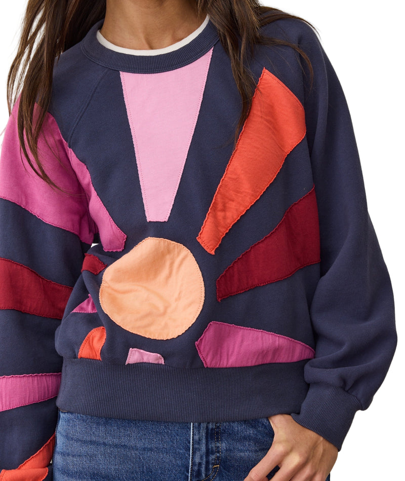 Marine Layer Womens Cloud 9 Fleece Crewneck Sweater