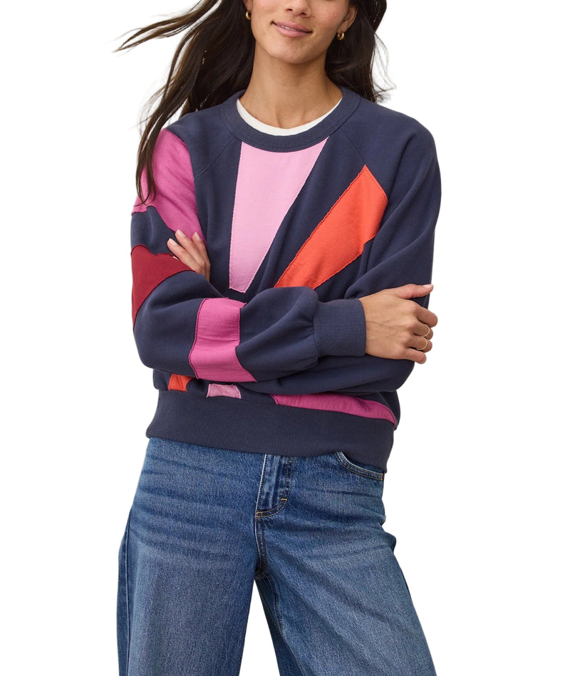 Marine Layer Womens Cloud 9 Fleece Crewneck Sweater