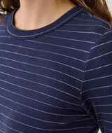 Marine Layer Womens Lexi Rib Sun-In Crew Long Sleeve T-Shirt