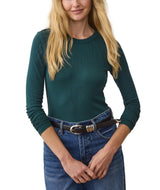 Marine Layer Womens Lexi Rib Sun-In Crew Long Sleeve T-Shirt