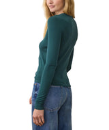 Marine Layer Womens Lexi Rib Sun-In Crew Long Sleeve T-Shirt