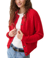 Marine Layer Womens Everly Cable Knit Cardigan