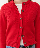 Marine Layer Womens Everly Cable Knit Cardigan
