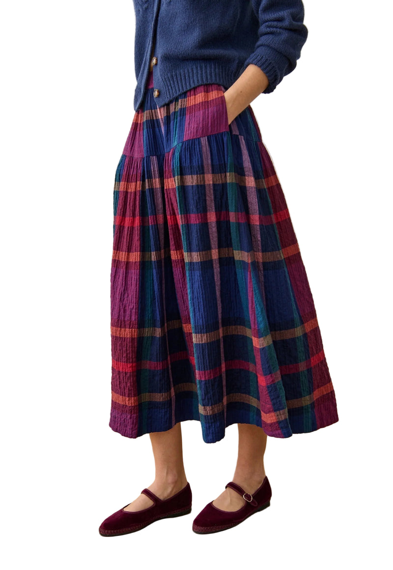 Marine Layer Womens Gia Midi Skirt