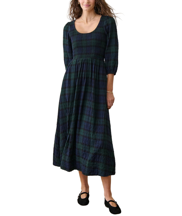 Marine Layer Womens Mari Smocked Dress