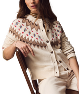 Marine Layer Womens Fiorella Fair Isle Cardigan