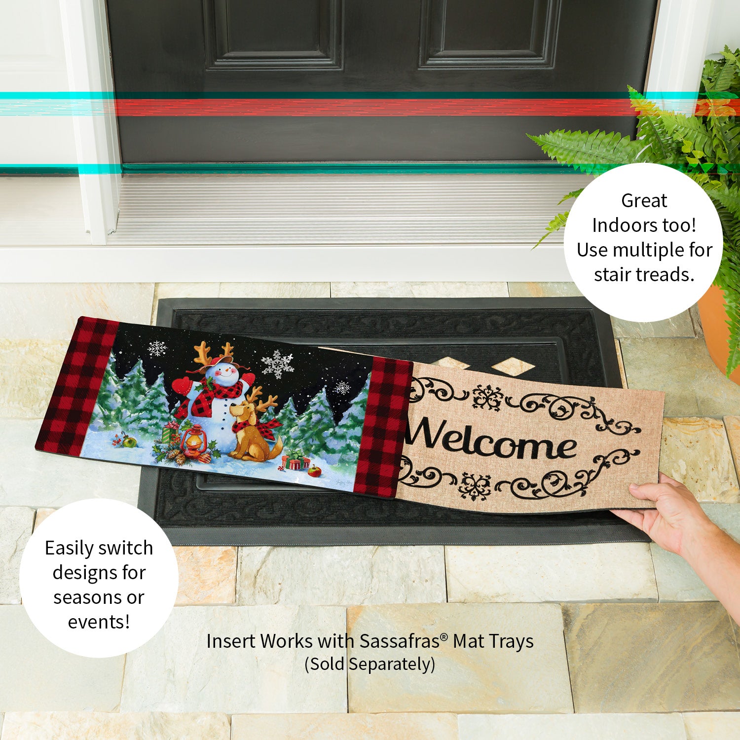 Evergreen Christmas Pals Sassafras Switch Mat