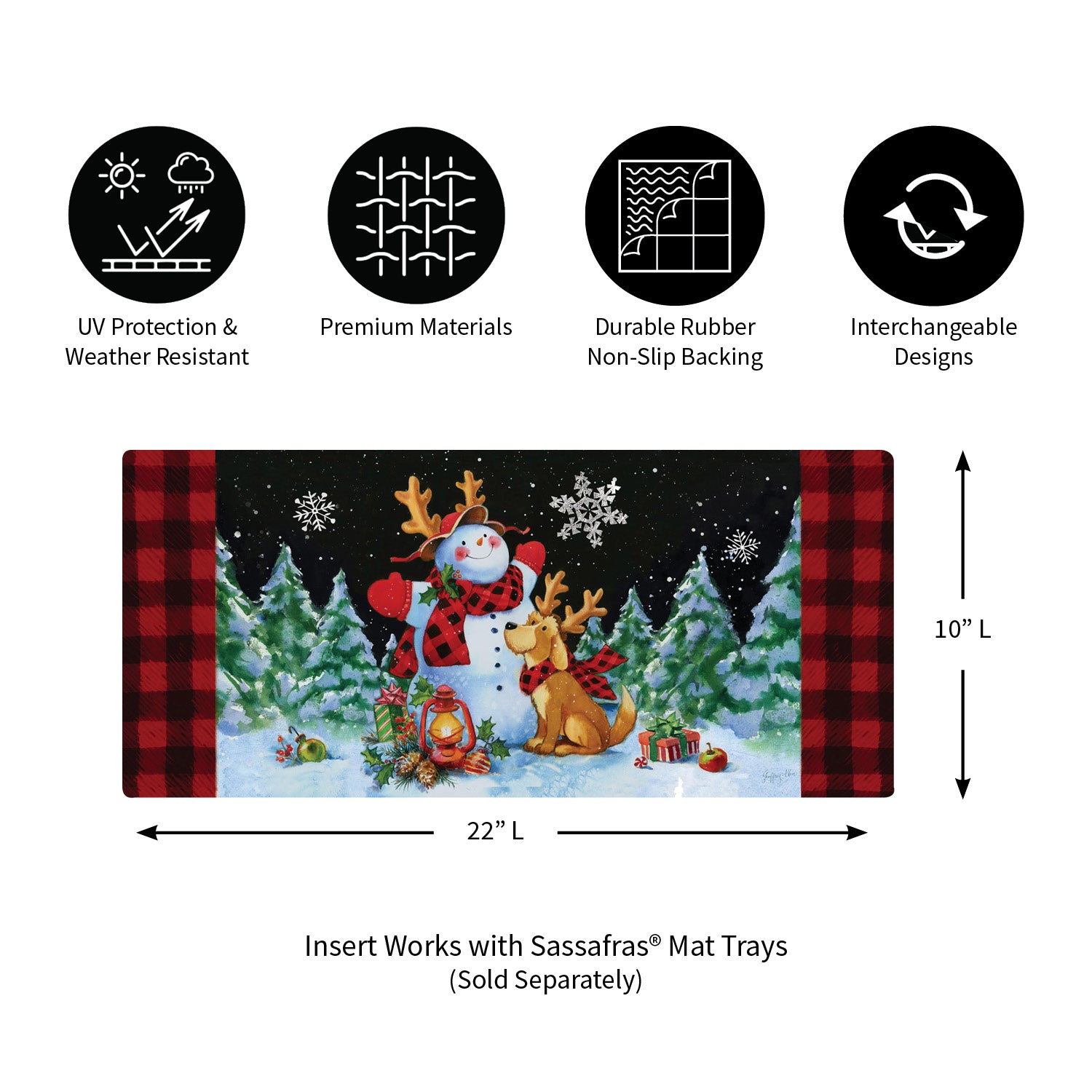Evergreen Christmas Pals Sassafras Switch Mat