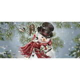 Evergreen Snowman Snuggles Sassafras Switch Mat