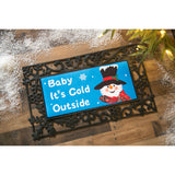 Evergreen Baby It's Cold Outside Snowman Sassafras Switch Mat
